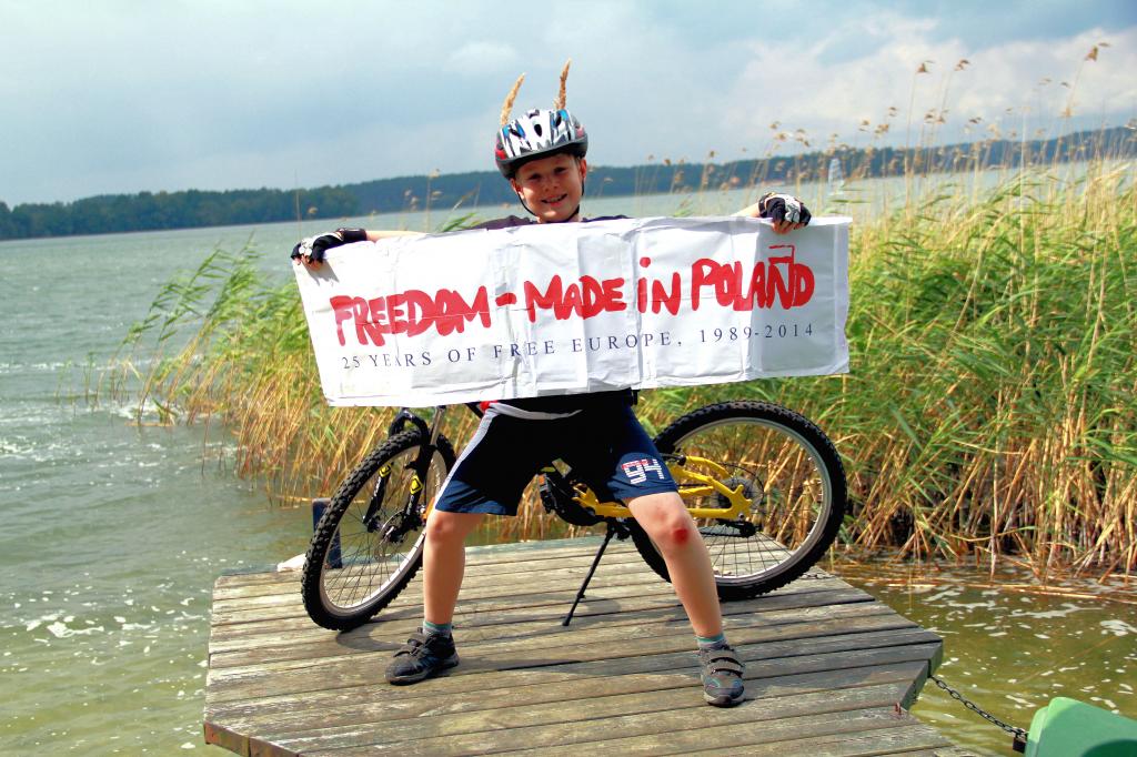 Rowerem przez Mazury