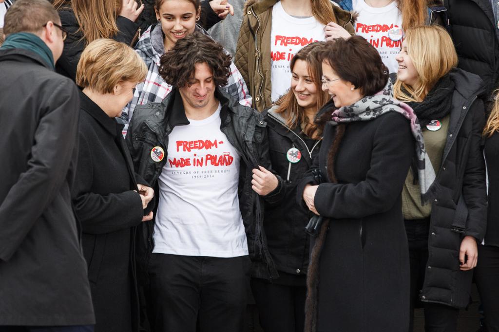 Ewa Kopacz – Premier Polski, Władysław Bartoszewski i Angela Merkel – Kanclerz Niemiec