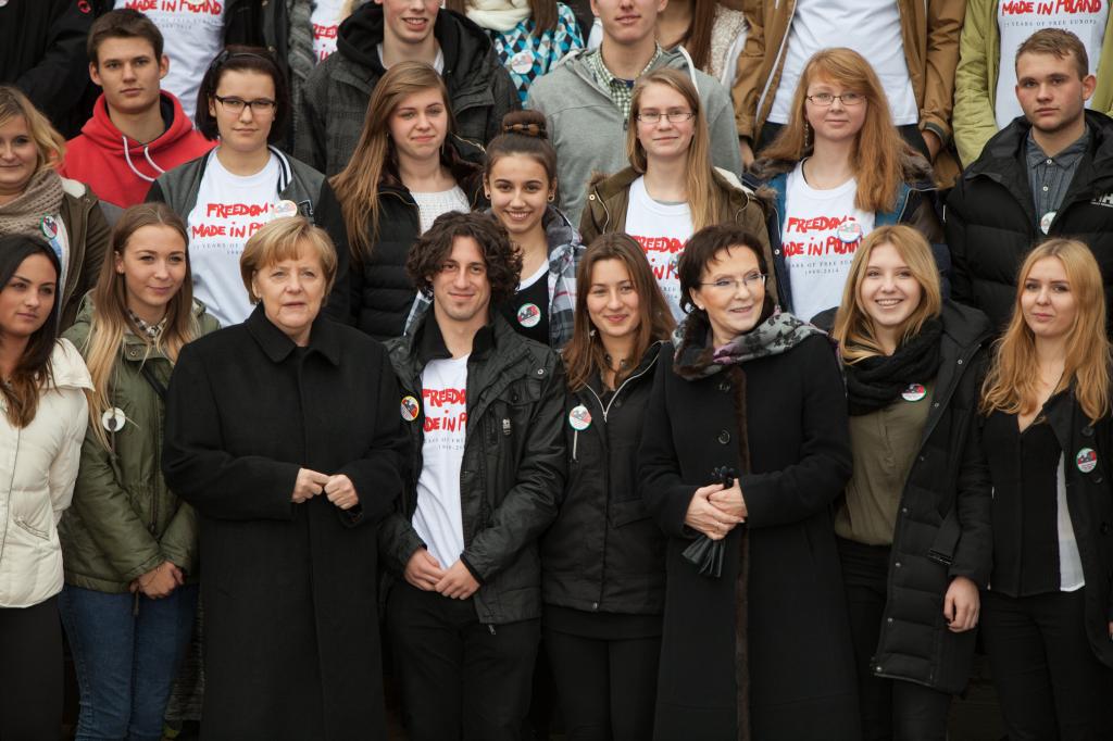 Ewa Kopacz – Premier Polski, Władysław Bartoszewski i Angela Merkel – Kanclerz Niemiec