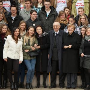 Ewa Kopacz – Premier Polski, Władysław Bartoszewski i Angela Merkel – Kanclerz Niemiec